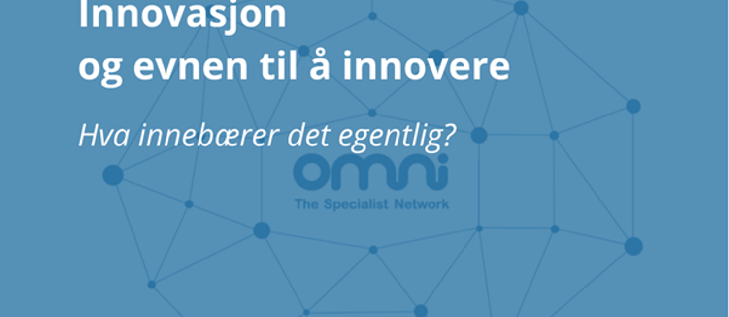 Innovasjon - teori og i praksis